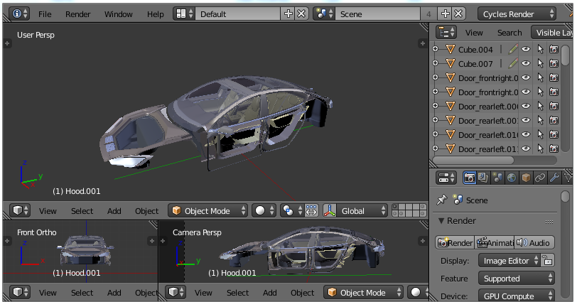 3D Modellierung mit Profi-Programm Blender 3D